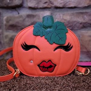 Betsey Johnson Pumpkin Crossbody Bag/ Brand New